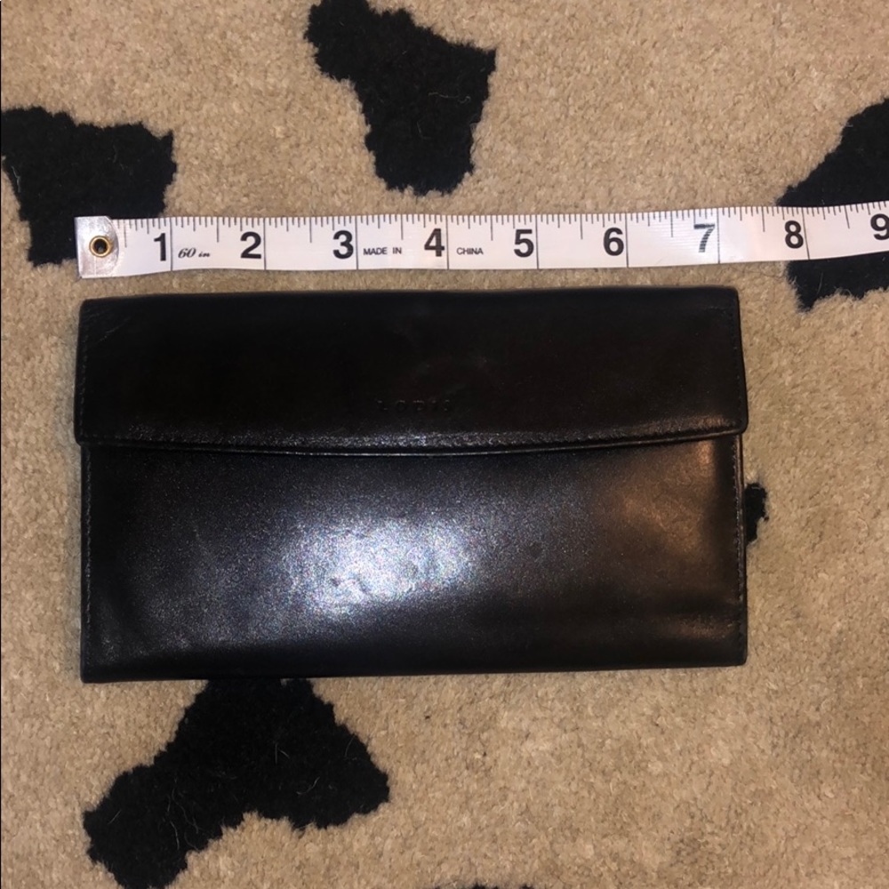 Black leather Lodis  wallet
